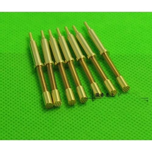 10 Pcs 12A High Current Serrated Tip Spring Test Probes Pins 3.55mm Dia 355*4550