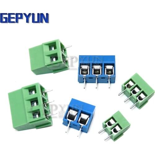 20PCS KF301 KF128 KF350 2P 3P 5mm / 3.5mm / 2PIN 3PIN Terminal Screw Terminal Connector Splice connector Gepyun