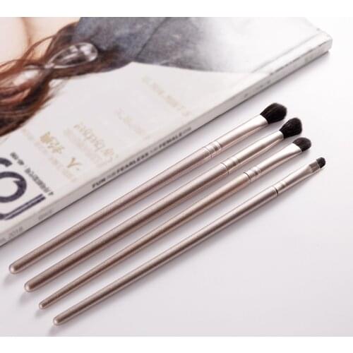 Anmor Makeup Brushes Set 4pcs/Lot Eye Shadow Blending Eyeliner Eyebrow Make Up Brushes Professional Eyeshadow Brush Wood Handle