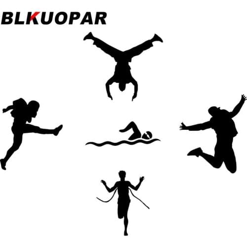BLKUOPAR for Motion Car Stickers Sunscreen Fashionable Decals Campervan JDM Accessoires Motorcycle Helmet Decor Car Styling