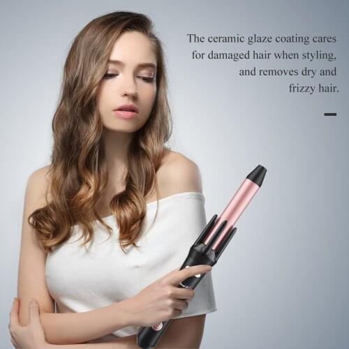 CkeyiN Automatic Curler Electric Hair Iron Hair Curler Rollers Machine Ceramic Fast Heat Hair Waver Wand Styling Tools Curling