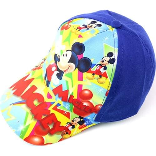 Disney Children car mickey minnie Cartoon Baseball cap Caps Baby Girls Boys Adjustable Kids Hats