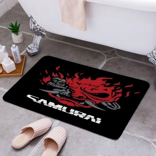 Samurai 3D Print Doormats Rectangle Non-Slip DoorMat Bedroom Kitchen Entrance Print Door rugs Dropshipping