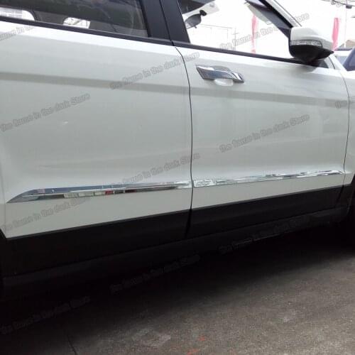 Lsrtw2017 stainless steel car body trims kit door edge decoration for chana cx70 cx70t 2016 2017 2018 2019 2020 accessories 2021