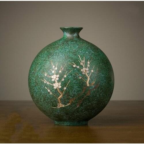Copper Decoration "The Plum of Gaokang Bronze Ware" Copper Crafts Home Accessories Vase home decor vase decoration home