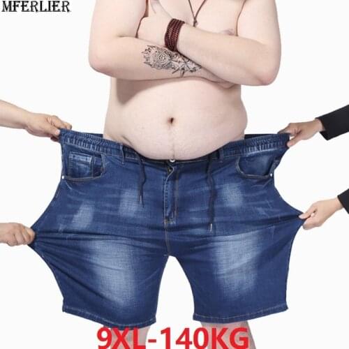 Mferlier Men's Denim Shorts
