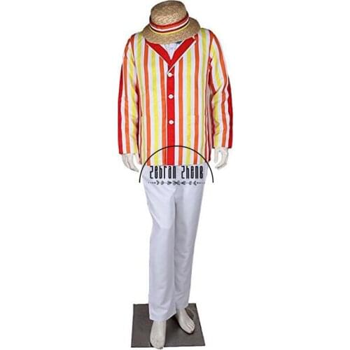New Arrival Custom Made Mary Poppins Bert Jacket Adult Movie Cosplay Costume For Halloween Party Free Shipping
