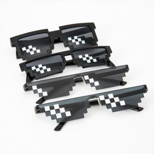 Internet Sensation Star Love Pixel Glasses Cosplay Costumes Accessories Eyewear ACG Boss Thug Life Adult Children Sun Glasses