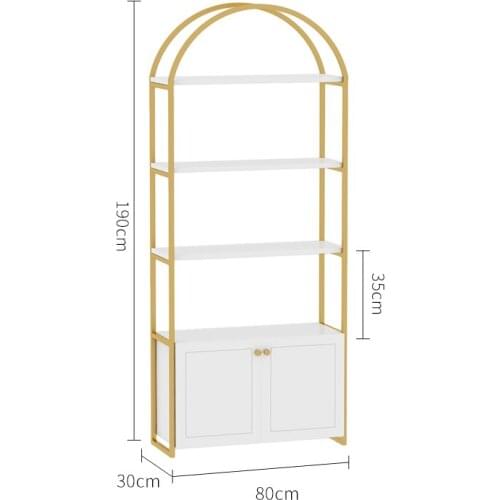 Nordic Style Manicure Shelves With Lockers Simple Wrought Iron 5 Layers Phnom Penh Light luxury Salon Storage Furnitures