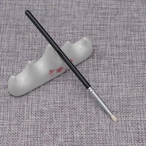 C14 Professional Handmade Make Up Brush Small Eye Shadow Blending Brush Soft Saikoho Goat Hair Cosmetic Tools Makeup Brushes