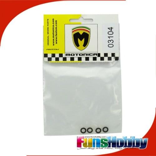 Italy Motonica 1:8 On Road RC Model Nitro Car Parts O-ring Tank Mount Pin (Silicon) Applied to P8C P8F P81 (COD.03104R04)