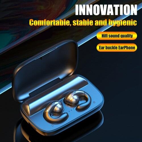 S19 TWS 5.0 Bluetooth Earphones Wireless Headset PK GT1 Hanging Ear Bone Conduction Binaural Earphone HD Call Wireless Earphone