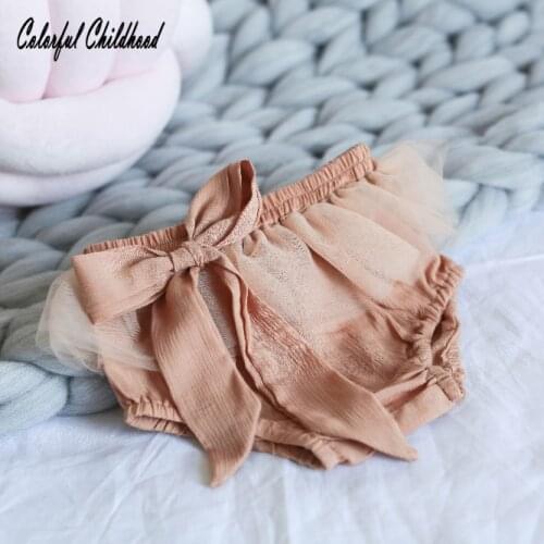 Princess big bow design shorts Fashion lace Baby Underwear Cotton Girls Panty Kids Short Briefs Children Underpants