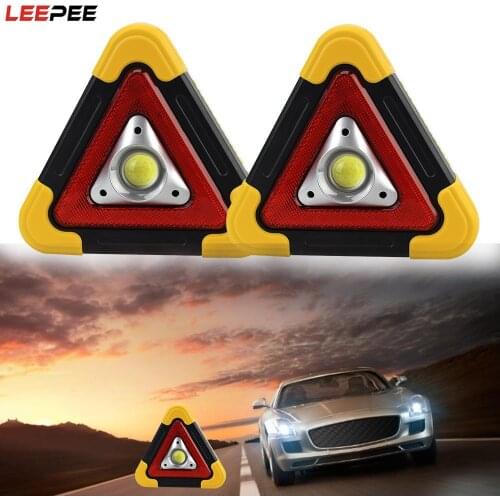 Alarm lamp Portable Road Safety Car LED Work light Emergency Breakdown Triangle Warning Sign Flashing light on hand