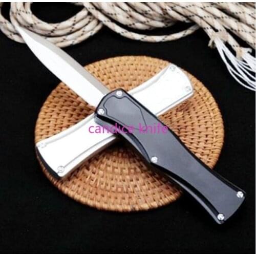 Goddess Hera Folding Knfie Aviation Aluminum Handle EDC Dual Action Knife Pocket Knife Tactical Hunting Camping Fishing Knives