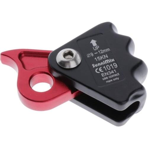Outdoor Climbing Mountaineering Rope Grab Protecta Ascender Equipment Gear for 9mm-12mm Rope Riser, 15KN