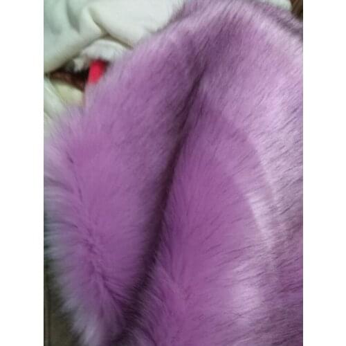 High-grade Dye tip faux fox fur,Super soft and thick felt cloth,crafts materials,170cm*50cm/pcs