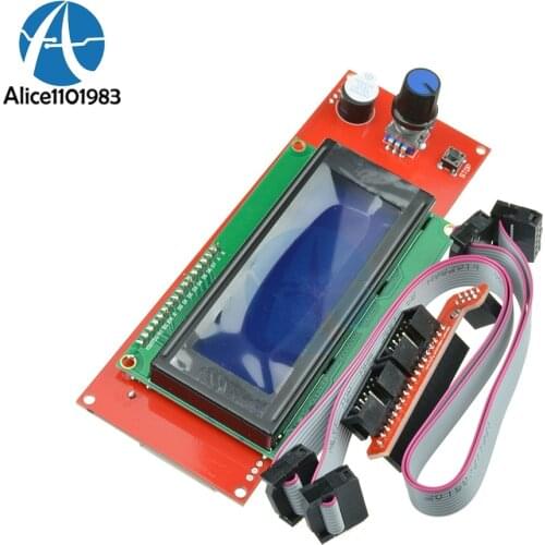 1.4 2004 LCD Display 3D Printer Kit Reprap Smart Parts Controller Display Reprap Ramps 2004 Control