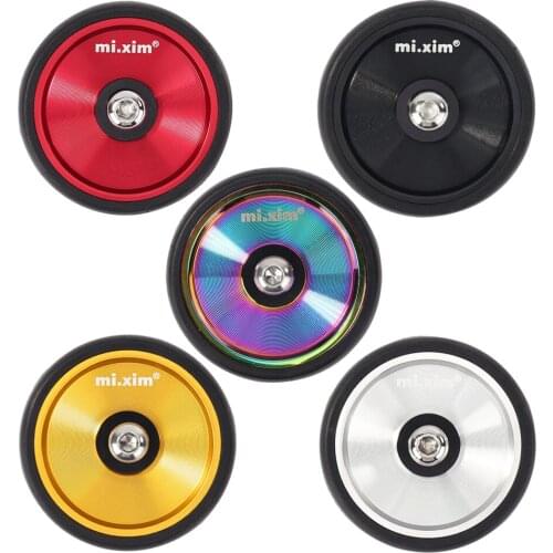 1pcs Bicycle Easywheel for Brompton Aluminum Alloy Lightweight CNC Folding Bike Cycling Easy Wheel With M6 Screw