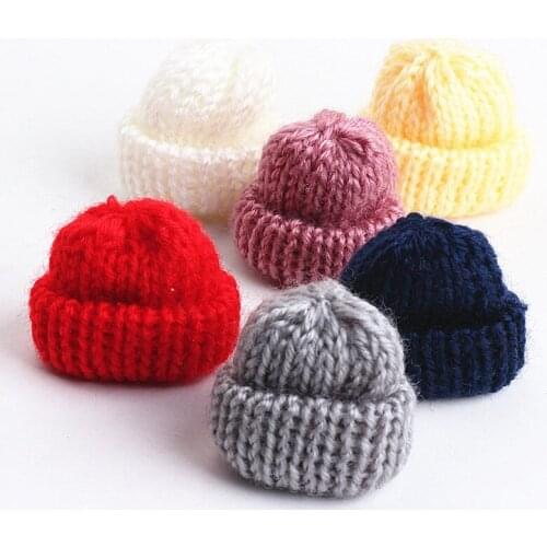 10pcs cute Earrings for Women Girl Wool Cap Christmas Tree Cap Decoration Diy Garment Head Rope Material Hat Earrings Material
