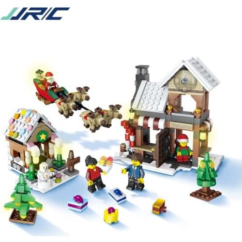 1001 Elk Gift Set Puzzle Children Assembled Toy Bricks Christmas Carousel Gift Toy Series of Enlightenment