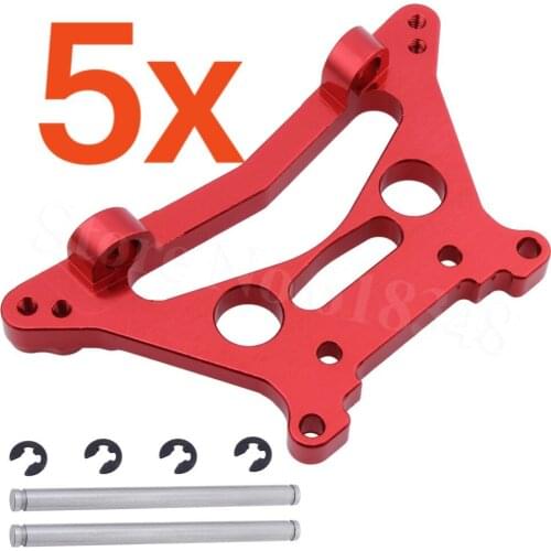 5pcs Aluminum Rear Shock Tower Mount 539081 For RC FS Racing 1/10 Off Road Desert Buggy 53625 Truck Baja Upgrade Parts CNC