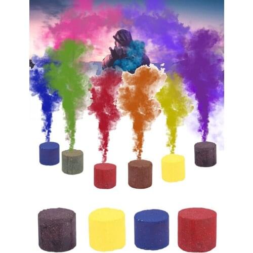 Colorful Tube Bottle Smoke Cake Spray Smoke Effect Show Halloween Party Stage Studio Wedding Photo Props Magic Smoke Cake L3