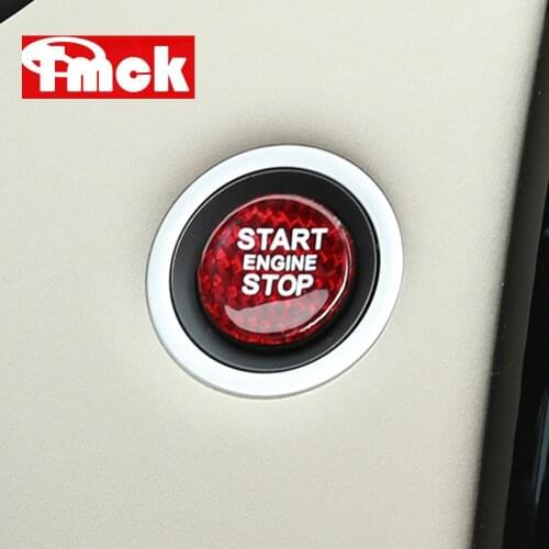 For Land Rover Range Rover Sport Vogue Evoque Velar Discovery 5 Engine Start Stop Button Trim Cover For Jaguar E-PACE XJ F-Type