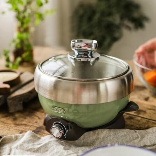JRM0289 ERNTE Electric Boiling Pot Maker Small Multi-function Hot Pot All-in-one Electric Cooker Household Mini Electric Caldron