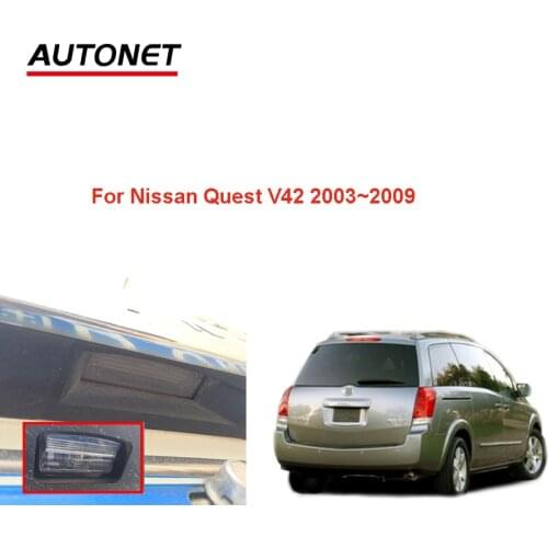 Autonet rear view camera For Nissan Quest V42 2003~2009 CVBS/AHD720P backup camera/license plate camera