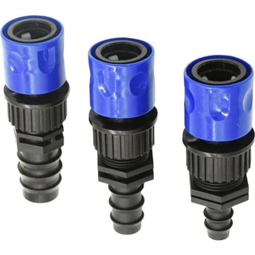 1/2 3/4 faucet hose barb connector DN10 DN15 DN20 garden tap hose connector 16mm 20mm 25mm adapter 1pcs