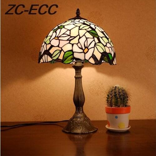 ZC-ECC American country simple table lamp handmade bedroom bedside study cafe bar lamp free Shipping