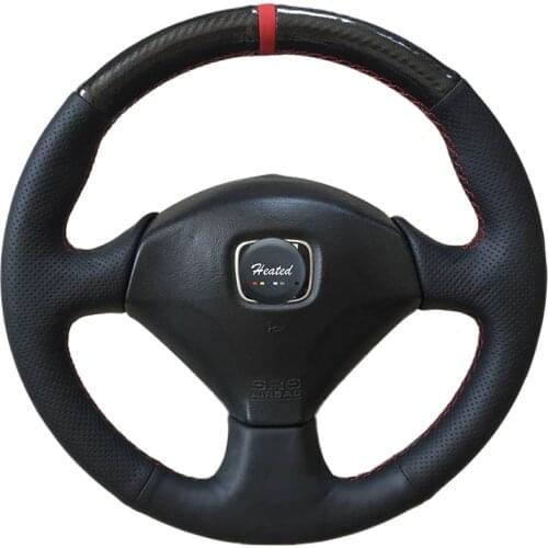 Braid on the steering wheel cover for Honda accord Euro R for Honda S2000 2000-2008 Civic Si 2002-2004 Acura RSX Type-S 2005