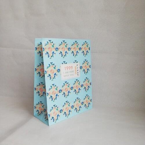 Wholesales 1000pcs/lot Custom Shopping Bags with Logo Recyclable Foldable White Kraft Paper Bags Kids Clothes Packaging Bags