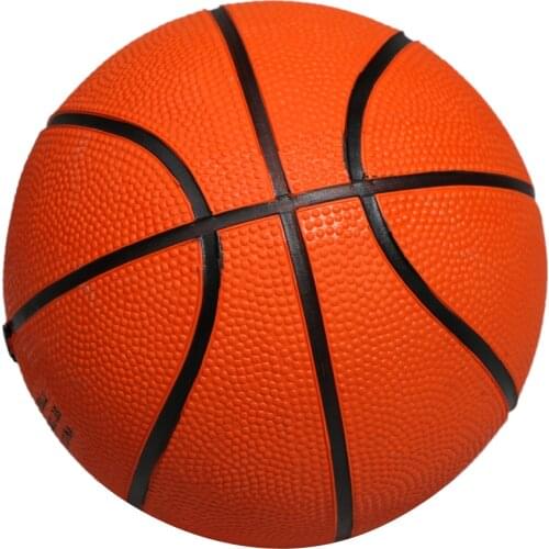 Rubber 5.1 Inch Mini Toddler Kids Basketball Ball Toy Game Ball For Indoor Outdoor Entertainment Orange