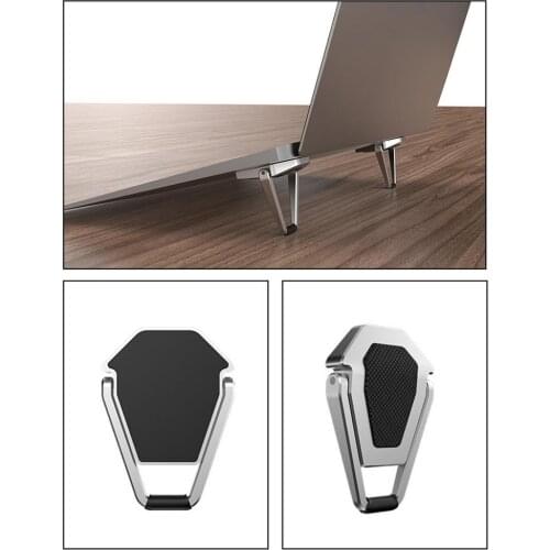Foldable Laptop Stand Portable Zinc Alloy Desktop Cooling Tablet Bracket Universal For Notebooks And Tabletsphone Accessories