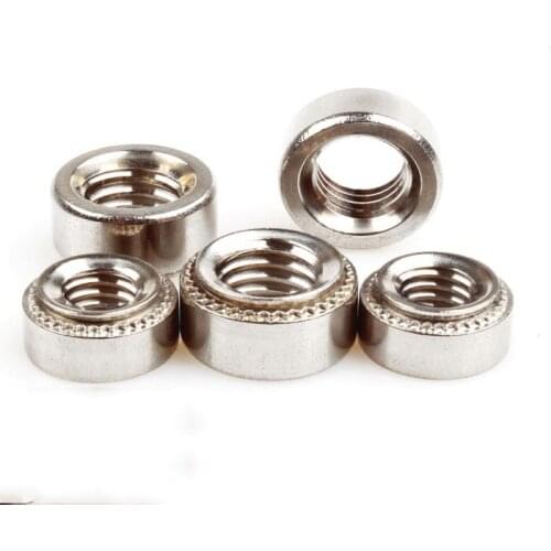 1/20X M2 M2.5 M3 M4 M5 M6 M8 M10 304 Stainless Steel CLS Self-Clinching Nut Press Insert Rivet Nut Nutsert Rivnut Slab 0.8-3.2mm