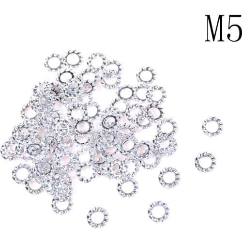 100pcs/lot Stainless Steel Washers 304 External Toothed Gasket Washer Serrated Lock Washer M3/M4/M5/M6/M8