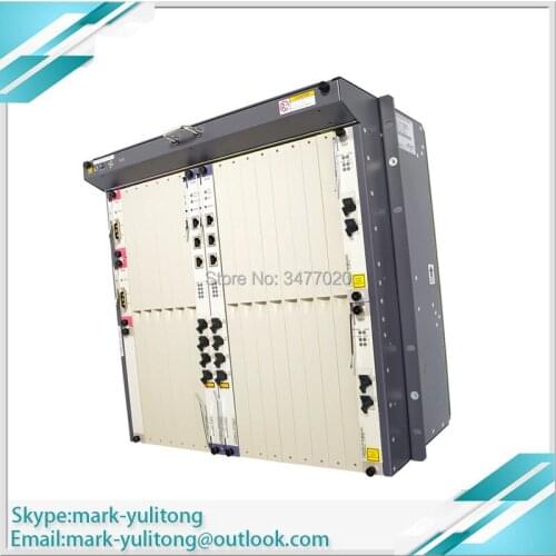 21 polegadas Hua wei gpon olt, epon olt, SmartAX MA5680T olt Equipamentos De Fibra Optica com 2 SCUN 2 X2CS 2 PRTE