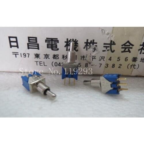 [BELLA]UT1E-1 NDK imported from Japan 0.5VA gold-plated toggle switches Toggle Switch 3 feet 3 files new original--10PCS/LOT