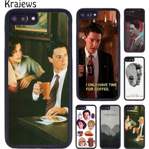 Krajews Twin Peaks Dale Cooper Phone Case For iPhone X XR XS 11 12 Pro MAX 5 6 6S 7 8 Plus Samsung Galaxy S7edge S8 S9 S10
