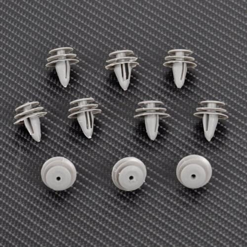 CITALL 10Pcs Door Trim Panel Clips 01553-07111 for Nissan Altima Infiniti G35 Q45 1997-2006 2007 2008 2009 2010 2011 2012