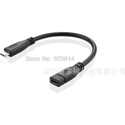 By dhl or ems 200pcs 1m USB Type C Extension Cable, USB 3.1 USB-C Male to Female Extending Wire Extender Cord Connector Dock