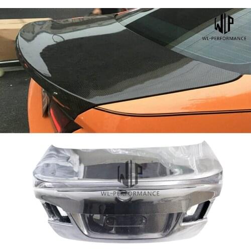 F10 High Quality Carbon Fiber Rear Trunk Hood Car Styling For BMW 5 Series F10 520i 525i 530i 535i Car Body Kit Fit 2011-2017