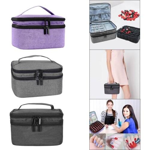 Essential Oil Case 15 Bottles 5ML10ML 15ML Perfume Oil Essential Oil Box Travel Portable Carrying Holder Nail Polish Storage Bag