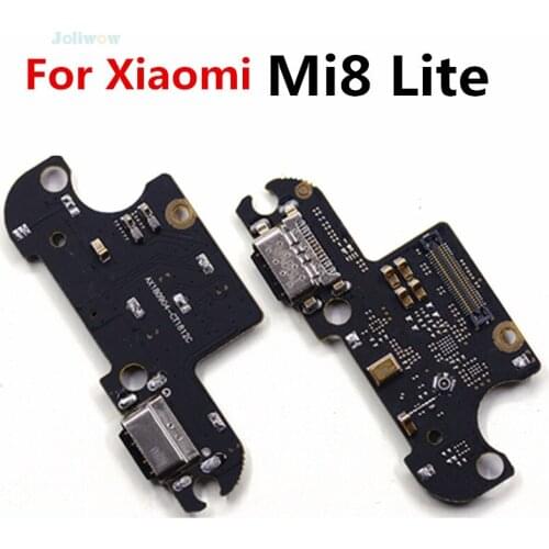 For Xiaomi Mi 8 Mi8 Lite USB Flex Cable Charging Port Charger Board Flex Cable Dock Plug Connector Replacement Parts
