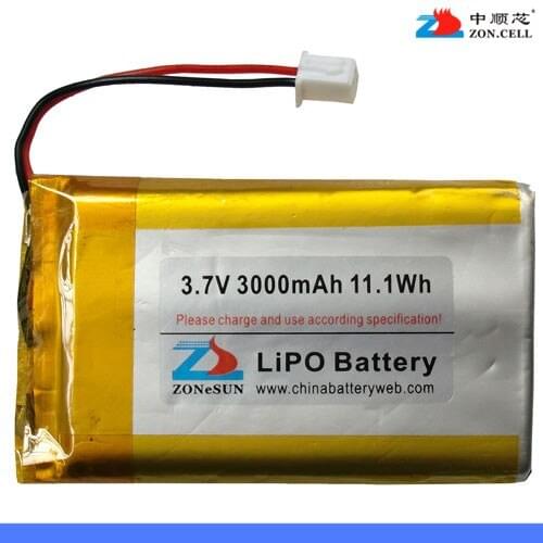 Shipping in core 3000mAh 455778 strip 3.7V lithium polymer battery 455880 Bluetooth Keyboard Rechargeable Li-ion Cell