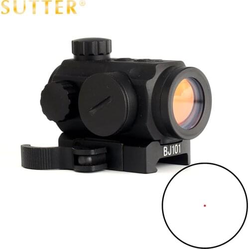 SUTTER Low Power Tactical Hunting 1X21 Spec Reflex 5 MOA Red Dot Sight Scope With Quick Release Weaver Picatinny Mount