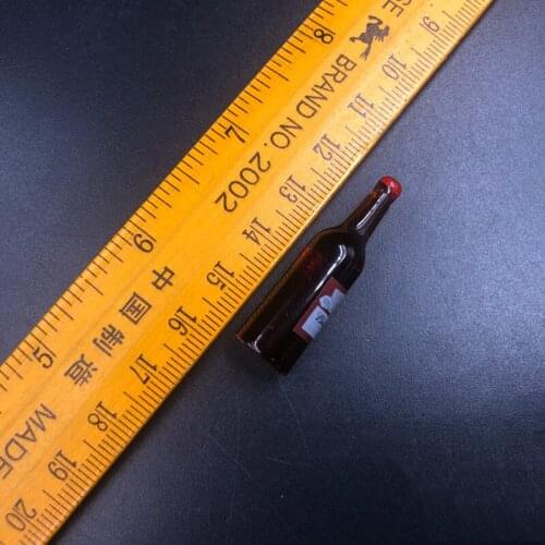 1/6 Scale Mini Beer Bottle Models for 12''Figures Body DIY Accessories