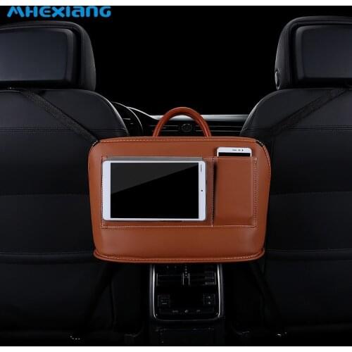 NEW 3 in 1 Universal PU Leather Car Seat Gap Bag Multifunction Large Capacity Storage Tablet phone Organizers Auto Accessories
